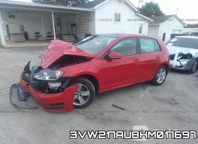 3VW217AU8HM017697 фото 3