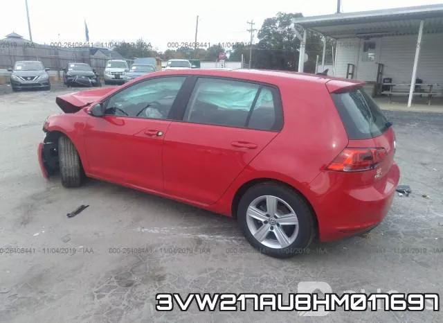 3VW217AU8HM017697 фото 4