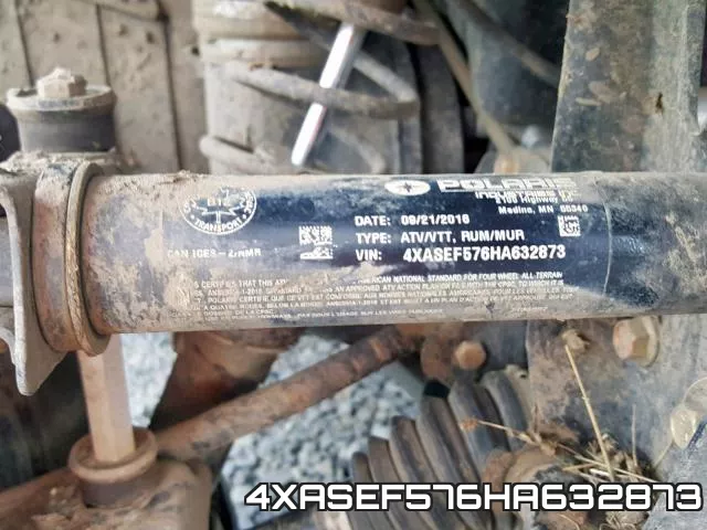 4XASEF576HA632873 фото 2