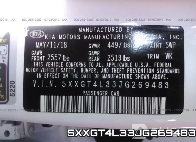 5XXGT4L33JG269483 фото 10