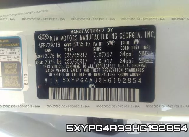 5XYPG4A33HG192854 фото 10