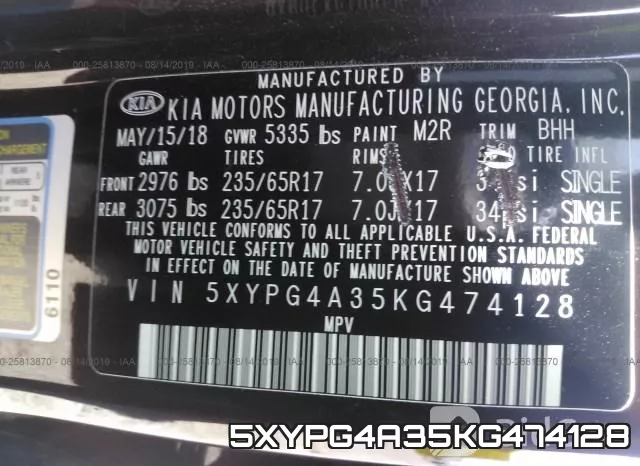 5XYPG4A35KG474128 фото 10