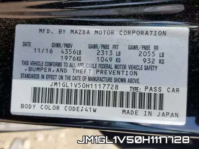 JM1GL1V50H1117728 фото 2