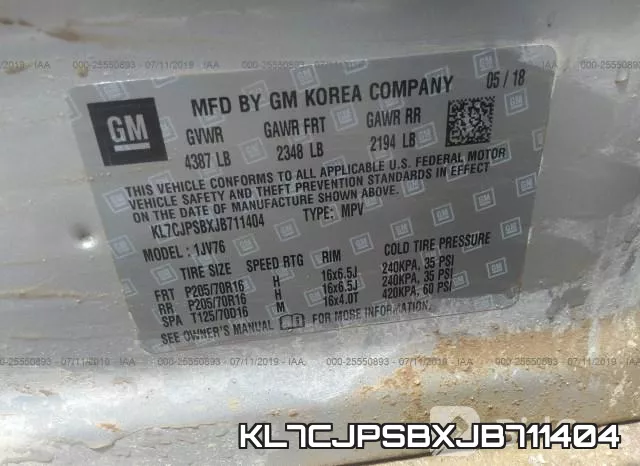 KL7CJPSBXJB711404 фото 10