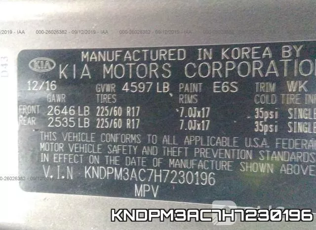 KNDPM3AC7H7230196 фото 10