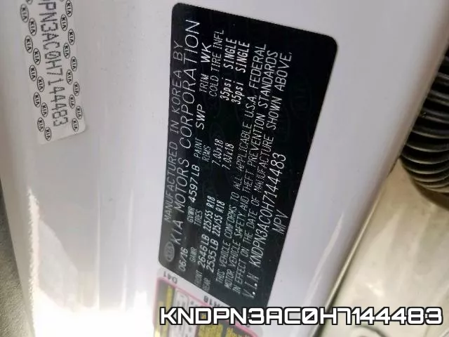 KNDPN3AC0H7144483 фото 2