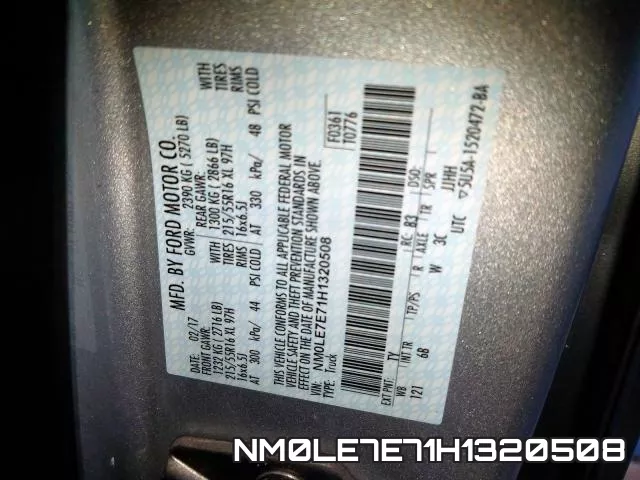 NM0LE7E71H1320508 фото 2