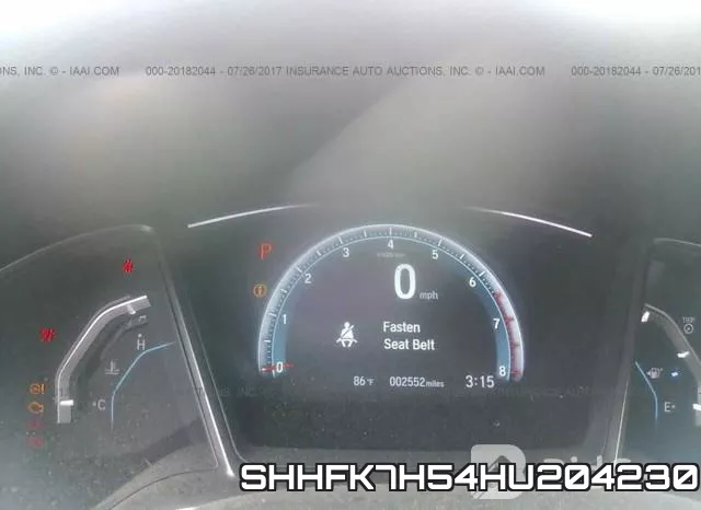 SHHFK7H54HU204230 фото 8