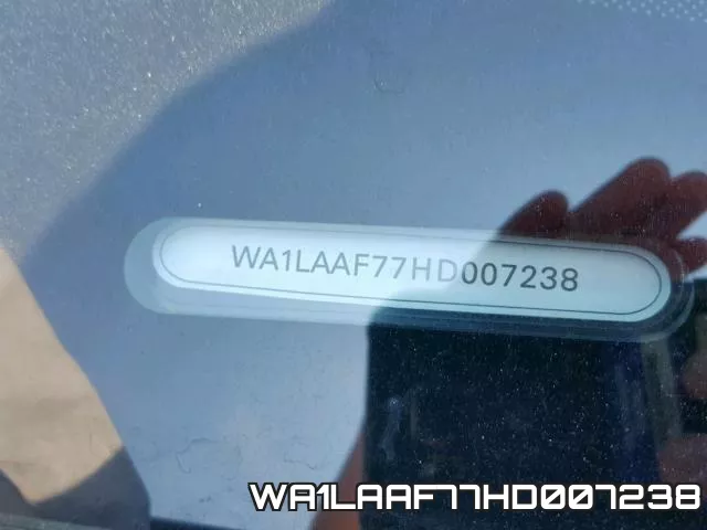 WA1LAAF77HD007238 фото 2
