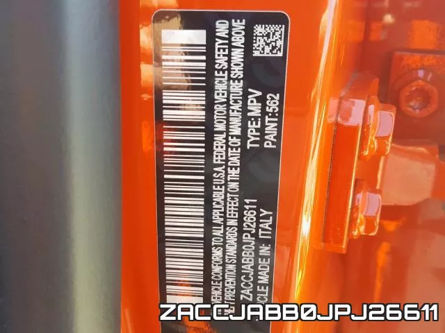 ZACCJABB0JPJ26611 фото 2
