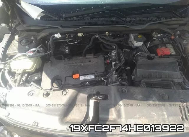 19XFC2F74HE013922 фото 2