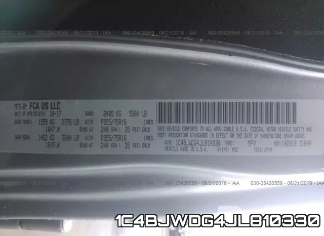 1C4BJWDG4JL810330 фото 10
