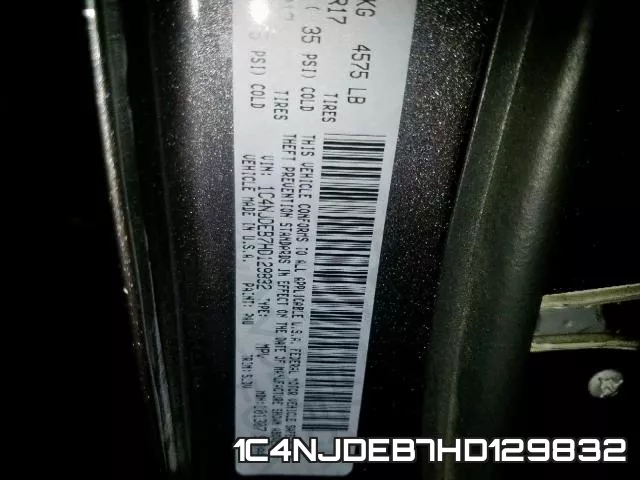 1C4NJDEB7HD129832 фото 2