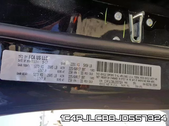 1C4PJLCB8JD557324 фото 2
