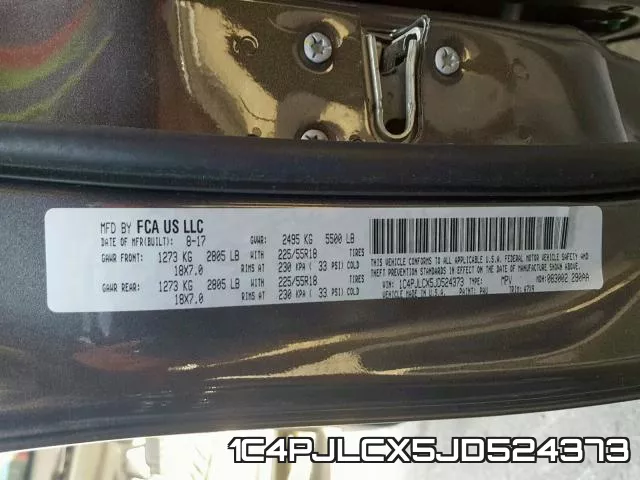 1C4PJLCX5JD524373 фото 2