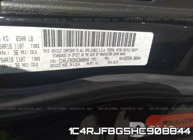 1C4RJFBG5HC908844 фото 10