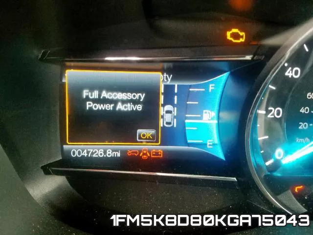 1FM5K8D80KGA75043 фото 9