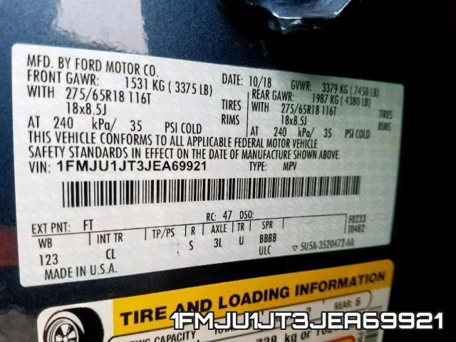 1FMJU1JT3JEA69921 фото 2