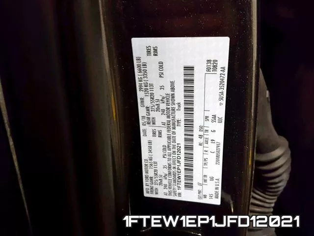 1FTEW1EP1JFD12021 фото 2