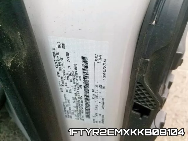 1FTYR2CMXKKB08104 фото 2
