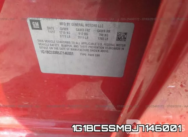 1G1BC5SM8J7146001 фото 10