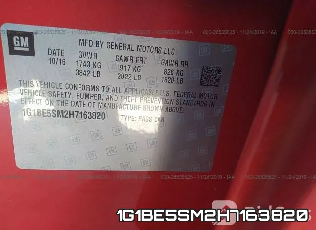 1G1BE5SM2H7163820 фото 10