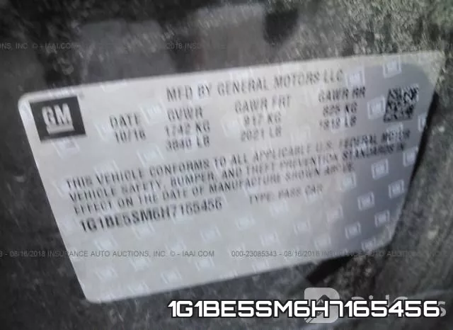 1G1BE5SM6H7165456 фото 9