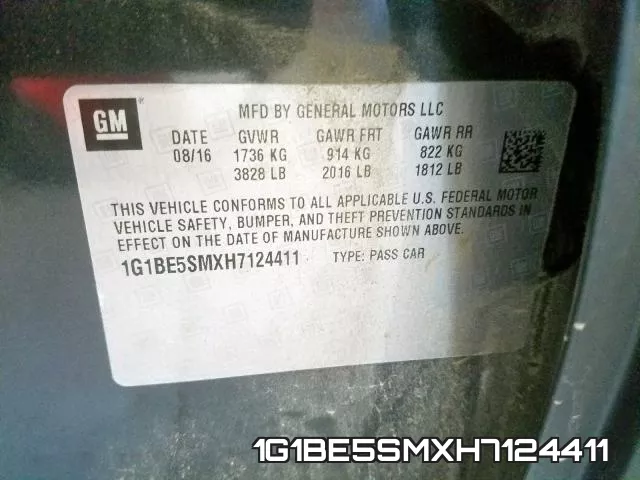 1G1BE5SMXH7124411 фото 2