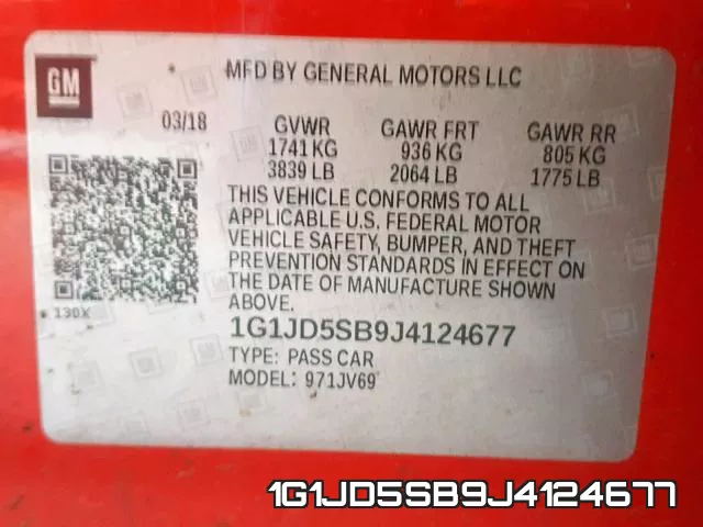 1G1JD5SB9J4124677 фото 2