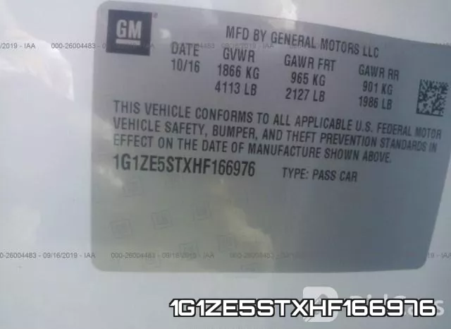 1G1ZE5STXHF166976 фото 10