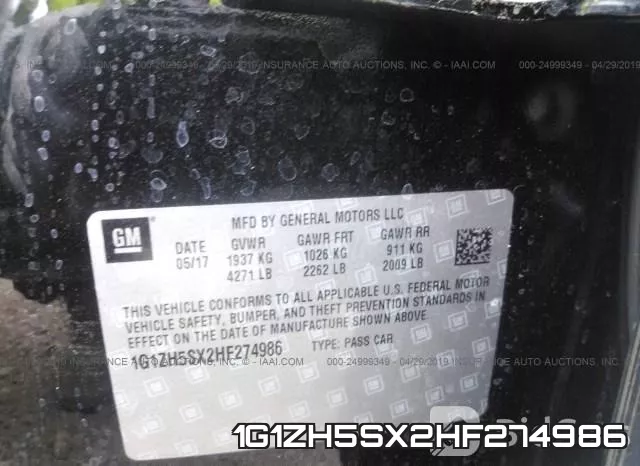 1G1ZH5SX2HF274986 фото 9