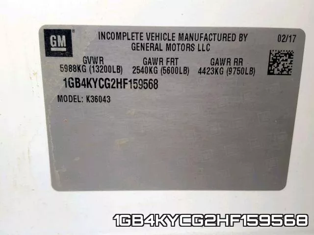 1GB4KYCG2HF159568 фото 2
