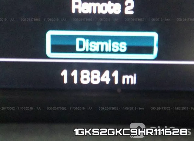 1GKS2GKC9HR111628 фото 8