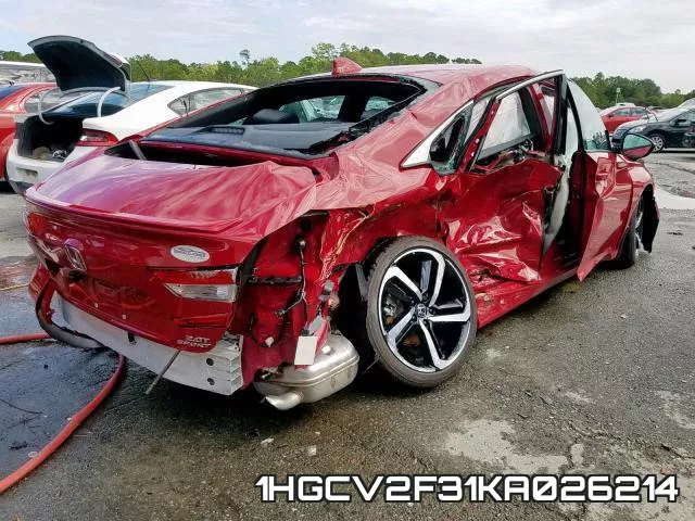1HGCV2F31KA026214 фото 5