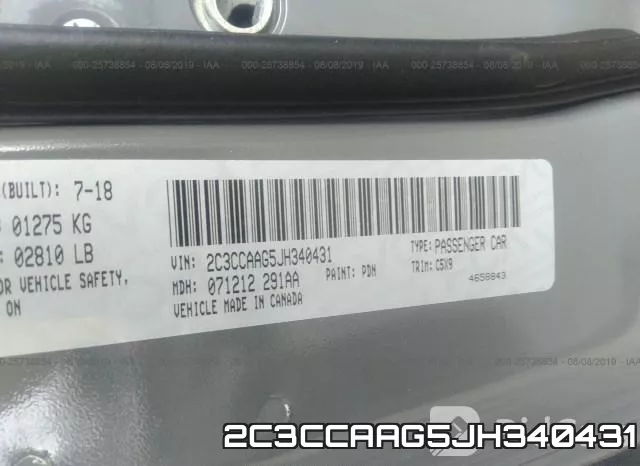 2C3CCAAG5JH340431 фото 10
