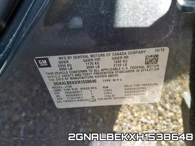 2GNALBEKXH1538648 фото 2