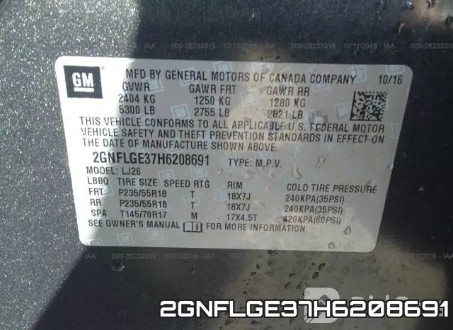 2GNFLGE37H6208691 фото 10