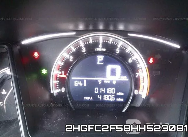 2HGFC2F58HH523081 фото 8