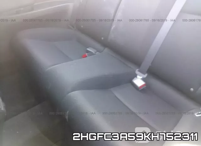 2HGFC3A59KH752311 фото 8