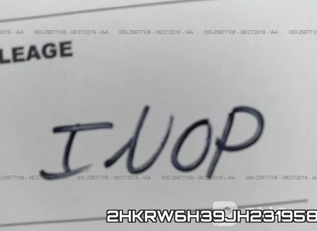 2HKRW6H39JH231958 фото 8