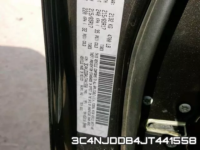 3C4NJDDB4JT441558 фото 2