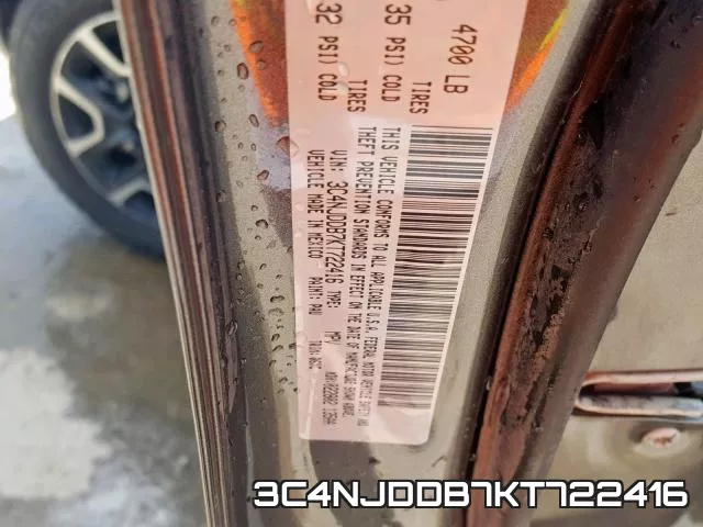 3C4NJDDB7KT722416 фото 2