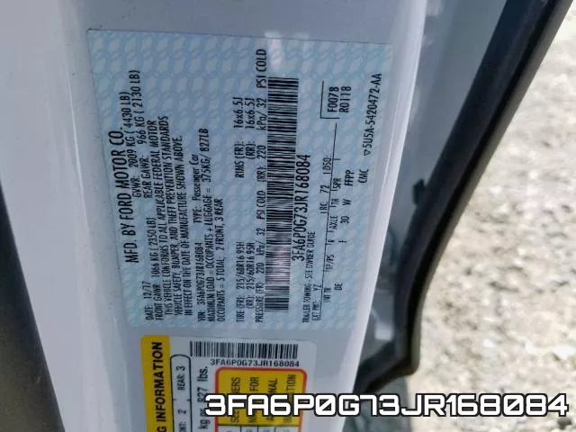 3FA6P0G73JR168084 фото 2
