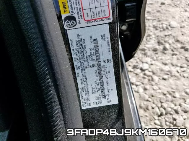 3FADP4BJ9KM160670 фото 2