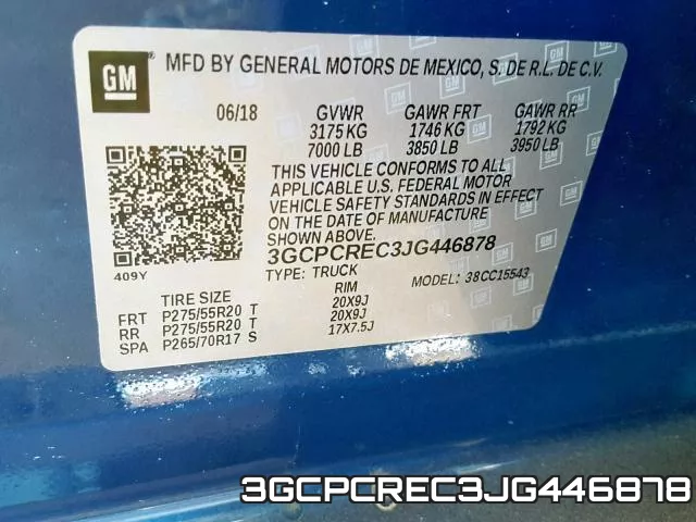 3GCPCREC3JG446878 фото 2