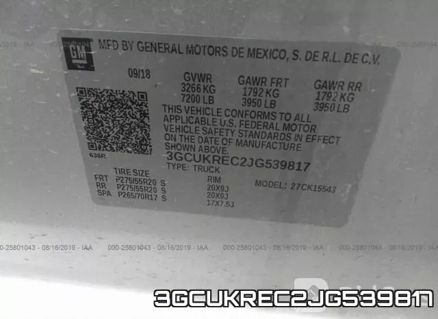 3GCUKREC2JG539817 фото 10