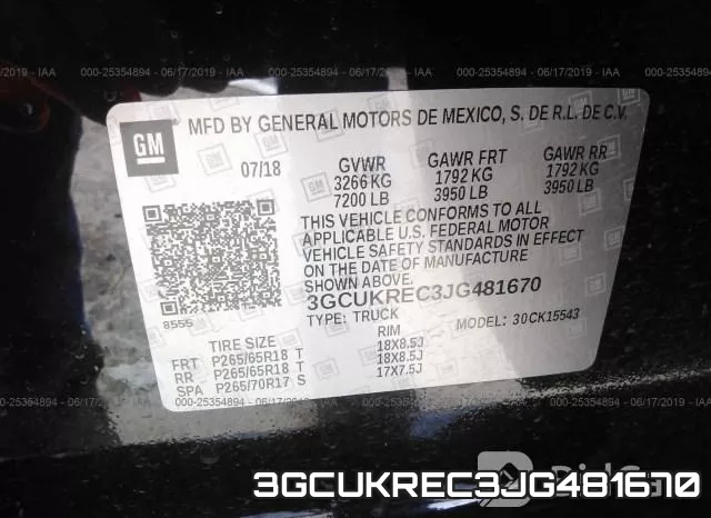 3GCUKREC3JG481670 фото 10