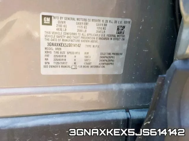 3GNAXKEX5JS614142 фото 2