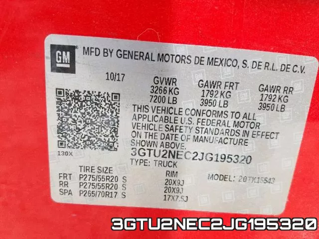 3GTU2NEC2JG195320 фото 2
