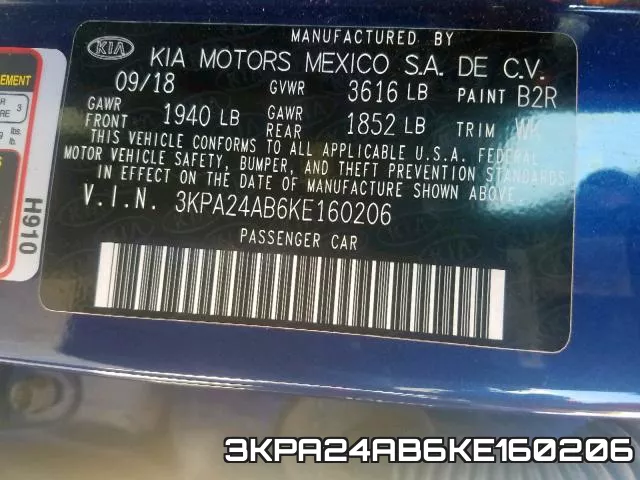 3KPA24AB6KE160206 фото 2